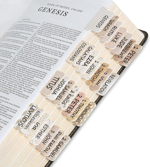 Mr. Pen Bible Tabs for Catholic or Other Bibles, 75 Laminated Tabs for Journaling, Old and New Testament, Bible Tabs
