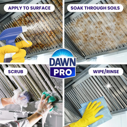 1 2) Commercial (Packaging P&G Professional DAWN Kitchen Surface Degreaser - GAL (Case of - For Removing Grease Found