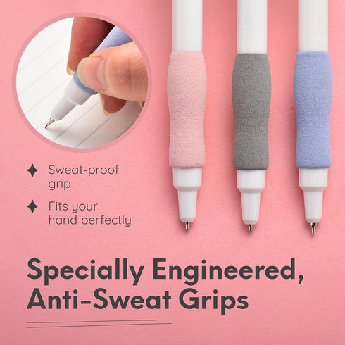 MozArt Cute Mechanical Pencil Set 0.7mm, 16PCS with 30 HB Lead Refills for Art and Drawing Supplies