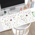 Cute Flower Aesthetic Mouse Pad, Large Extended Gaming Desk Mat 31.5''x15.75'' for Women Office Decor