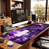 HaoSiTeck 4-Piece Set 35.4 15.7 Extended Large Mouse Pad for Women Men with Purple Anime Design Includes x XXL Large
