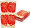 Chinese New Year Red Envelopes - 24-Count, Hong Bao with Gold and Red Foil Design, Gift Money Envelopes, 4 Designs.