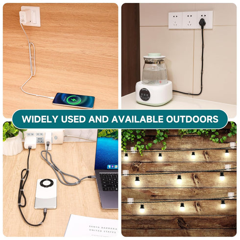 WDBmla 63pcs 032" X0.2",Cord Clear Cable Management,Adhesive Cable Clips,Cord Organizer Inner Diameter Clips for Wires