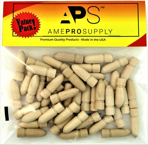 Wood Pins Table Alignment Pin for Leaf Extension, Wooden Top Furniture Connector, 45 Count