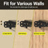 4 Pack 6" 4/6/8/10/12 inch Designtzj6-4 SKYSEN Floating Shelf Bracket, Shelves Brackets, Wood Shelving Brackets