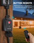 2 3-Prong 15A 100FT DEWENWILS Outdoor Indoor Wireless Remote Control Outlet with Remotes, Remote Plug Weatherproof