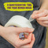 ATack Duct Tape Clear Cotton Textile, 2-Inches x 30 Yards, Heavy-Duty Repair, Packing, Weatherproof