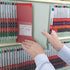 Smead 100% Recycled End Tab Pressboard Classification File Folder, 2 Dividers, Letter Size, 10 per Box