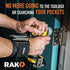 RAK Magnetic Wristband for Tools - Premium Tool Belt for Holding Screws Nails with Powerful Magnets, Birthday Gifts