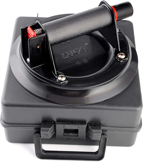 8" Heavy Duty Glass Suction Cup Lifter - Industrial Vacuum Lifter for Granite Lifting & Window Replacement, 240 lbs