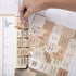 DiverseBee Laminated Bible Tabs, Large Print Bible Journaling Supplies, 66 Tabs with 11 Blank Tabs - Cappuccino Theme