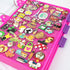 Enamel Pin Display Pages (3 PK) for Disney Collectible Pins in Any 3-Ring Binder, Lay Flat with Pinbacks (Pink)