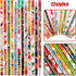 Kolewo4ever 200 Pieces Christmas Pencils Wood Pencils with Eraser Tops, 12 Styles