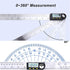 Yangoutool Digital Angle Ruler, 20inches/500mm Stainless Steel Digital Angle Finder and Protractor for Woodworking