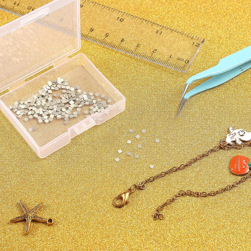 AIEX 4 Grams (about 400 pcs) Silver Solder Flux for Jewelry, 2x2mm Precut Chips for Easy Soldering and Repair