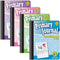 Better Office Products Primary Journal, Hardcover, 4 Fun Colors, Primary Composition Book, 80 Sheets, 9.75" x 7.5", 4