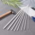 OLYCRAFT 30Pcs ABS Plastic Hollow Round Tubes, 12" Length for DIY Handmade Sand Table Material Model Building