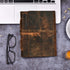 LEATHER VILLAGE Leather Bound Journal, Writing Notebook for Men Women, 300 Kraft Pages, Handmade, Rustic Brown