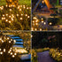4 Pack 32 2 BrizLabs Solar Garden Lights, LED Solar Powered Firefly Lights, Modes Swaying Light, Waterproof Globe