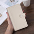 lizimandu Business Card Holder Book - PU Leather Organization Binder for Men & Women, Holds Up to 96 Cards (1-Beige)