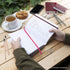 Pentalic 3" x 4" Pocket Sketchbook Traveler Journal, 160 Pages, Burgundy