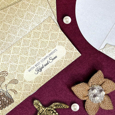 SEHAZ ARTWORKS Pack 20 Customized Money Envelopes for Cash Gifts | Customized Wedding Envelopes | Customized Cash