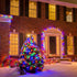 4 Pack 50LED 16FT 8 WATERGLIDE Outdoor Christmas Lights, Battery Operated Mini String Light with Modes & Timer, Xmas