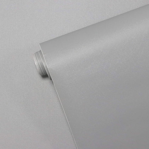 Yasinet Grey Peel and Stick Wallpaper, Self Adhesive Solid Color Removable Matte Gray Decorative Vinyl Film