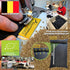 Mouse Pad Wrist Rest, Ergonomic Palm Support Made of Organic Millet Chaff, Cognac Color Cushion Support