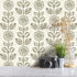 Wudnaye Floral Peel and Stick Wallpaper Vintage Tulip Floral Wallpaper 17.7in118.1in Flower