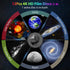 13 360 1/2h 3-Button Galaxy Projector for Bedroom, HD Image Star Projector Galaxy Light Adjustable Knob, Film Discs