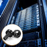 100 Pack M6 x 13 mm Rack Mount Cage Nuts, Screws, and Washers for Audio Server Console Mounting, Stainless Steel