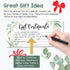 Hadley Designs 25 Geometric Greenery Blank Certificates for Small Business, Paper Voucher for Massage, Hair & Nail
