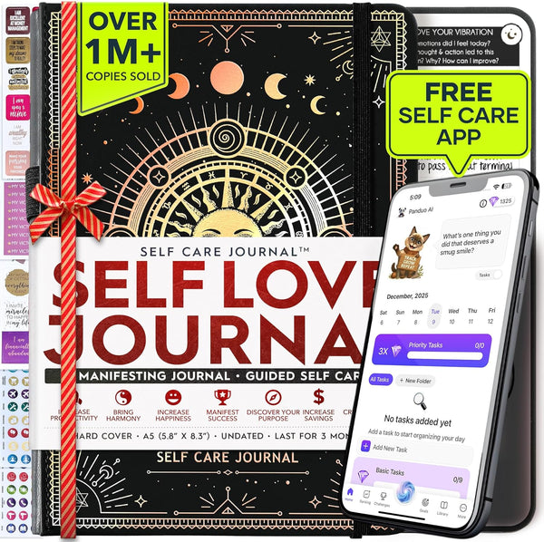Self Love Journal - 5 Minute Self Care & Mental Health Journal
