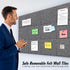 Large Office Cork Board Alternative, 47"x35", 12 Pack Felt Wall Tiles Self-Adhesive Safe Removable No Damage for Wall.
