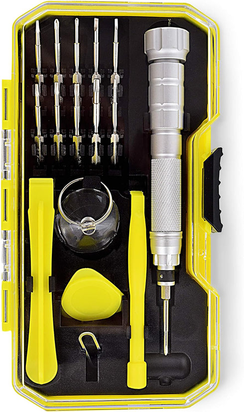 Segomo Tools 17 Piece Precision Screwdriver Set - Eyeglass, Watch, Jewelers, Computer Repair Kit