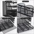 gianotter 4-Tier Desk Organizer with Drawers, File Holders, and Pen Holders for Office Supplies, Black