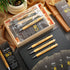 Sayglossy 50 Sets 60th 50 50 100 Birthday for Guests Anniversary Include Ballpoint Pens with Thank You Cards Bags