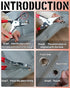 150Pcs Grommet Tool Kit, Leather Hole Punch Pliers with 150 Silver Metal Eyelets for Shoes, Fabric, Belts