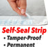 Redcats Jumbo Self-Seal Poly Mailer Bags 22x28 Inch 2 Pack Silver, 2.5 Mil
