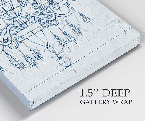 III-16x20 Renditions Gallery Chandelier Draft Collection-Chandelier Draft
