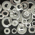 NEIKO 50400A Stainless Steel Lock and Flat Washer Assortment - 350 Piece Set, 12 Different Sizes in Spring Lock and