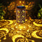 Toodour Solar Lantern Outdoor, Hanging Solar Outdoor Lights Garden Decor, Waterproof Hollow