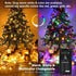 98.4FT 300 Brizled Smart Christmas Lights, LED Color Changing Christmas Lights with APP/Voice Control, Warm White