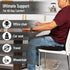 Mind Reader Air-Cloud Black Seat Cushion - Ergonomic Support for Office & Car