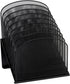 Safco Onyx 8-Tiered Vertical Desk Organizer, Steel Mesh Construction, Black for Home, Office, Classroom & More