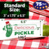 Durable Retro Design 6.5 in Dill Pickle Bag 75 Pack - Vintage Paper Snack Sacks for Fundraiser or Concession Stand