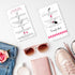 Press-On Nail Application Instructions Cards, 50 Pack, 2x3.5" Business Card Size for DIY Nail Kit