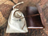 WANDERINGS Vintage Leather Journal - Handmade Leather Bound Notebook with Ivory Deckle Edge Paper, Perfect for Travel