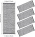 Neer 4 Pair Protective Arm Sleeves for Thin Skin Anti-Cut Burn Resistant Cover Forearm Sleeve for Cooking Construction(Gray, 7.9 Inch)